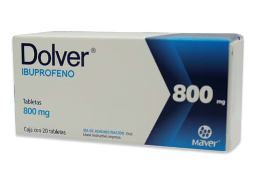 Dolver Ibuprofeno 800 Mg 20 Tab precio