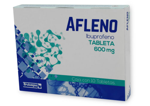 Afleno ibuprofeno 600 mg con 10 tabletas precio