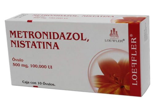 Loffymix Metronidazol Nistatina 100/400Mg 10 Ovulos precio