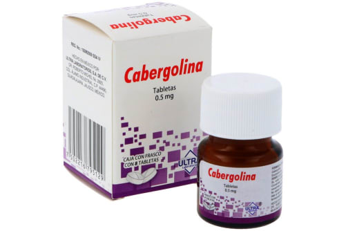 Cabergolina 0.5 mg con 8 tabletas precio