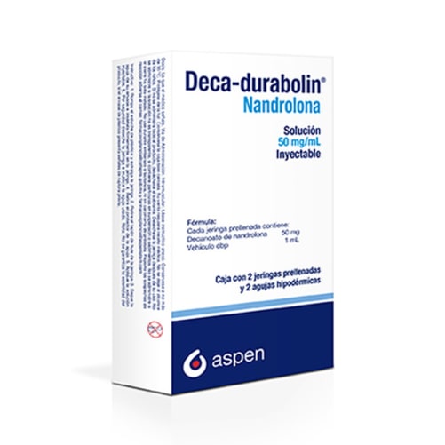 Deca-durabolin 50 mg/ml con 2 jeringas prellenadas y 2 agujas hipodérmicas. precio