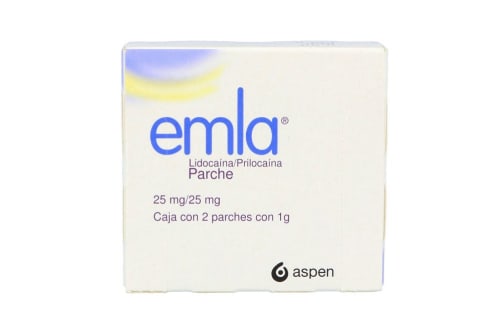 Emla 1 g con 2 parches precio