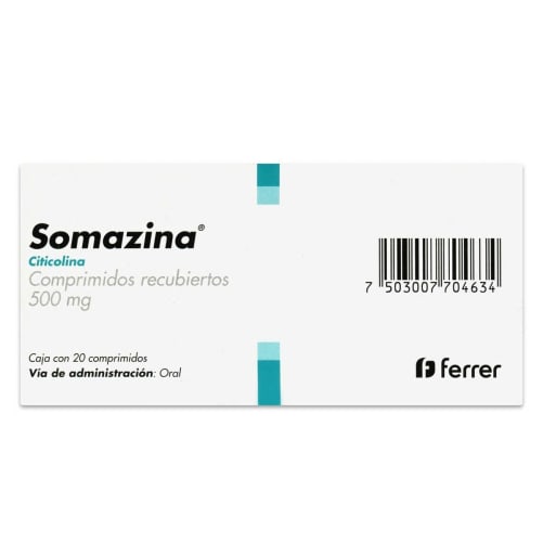 Somazina 20 Comprimido Caja precio