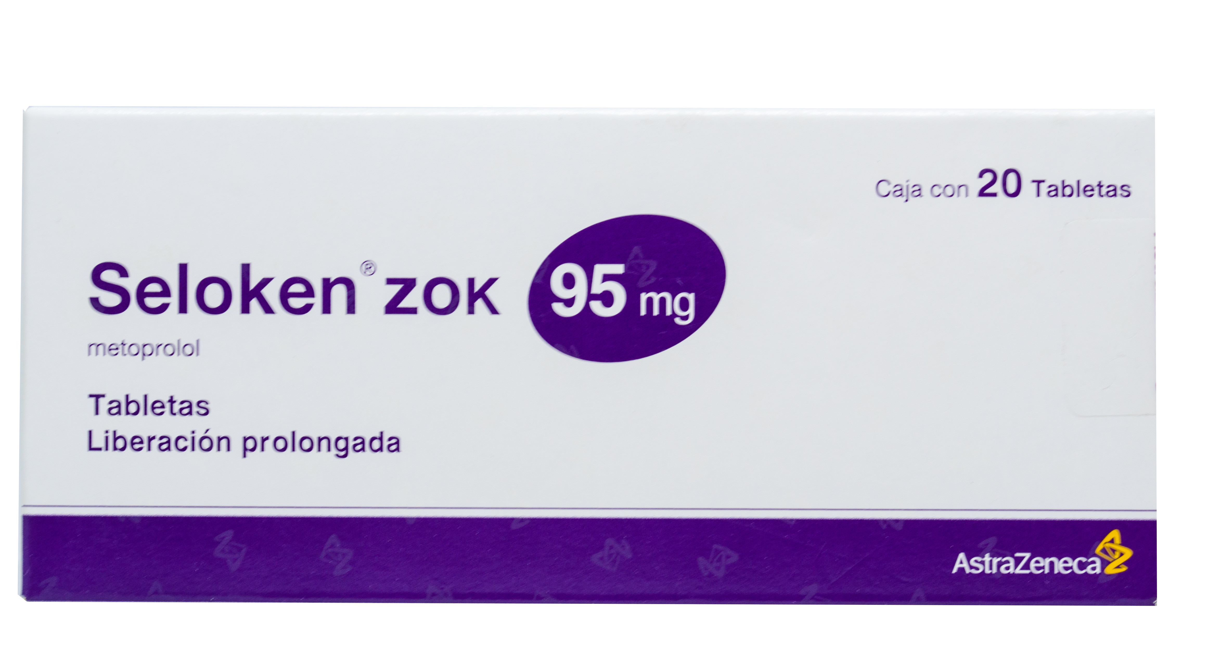 Comprar SELOKEN ZOK 20 TAB MX 95 MG Farmacia Prixz