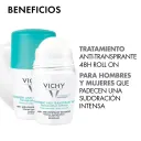 Vichy Desodorante Antitranspirante Piel Sensible Con 50 Ml