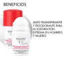Vichy Stress Resist Desodorante Antitranspirante Piel Sensible Roll On 50 Ml