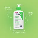 Cerave Crema Limpiadora Hidratante Piel Normal A Seca Sin Perfume Con 236 Ml