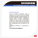 Derman Azul Talco Desodorante Para Pies Polvo Con 80 G
