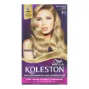 Koleston Tinte En Crema Tono Rubio Cenizo Claro 81