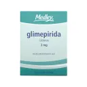 Glimepirida 2 Mg Con 30 Tabletas