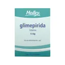 Glimepirida 4 Mg Con 30 Tabletas