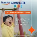 Pharmaton Complete Kids Suplemento Alimenticio en Jarabe, 200 ml. Complementa las Deficiencias de Vitaminas y Minerales en Niños de 4 a 12 años