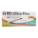 Bd Ultra Fine Jeringa Para Insulina 30Gx13Mm 1 Ml 10 Jeringas