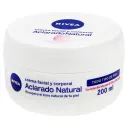 Nivea Aclarado Natural Crema 200 Ml