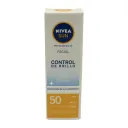 Nivea Sun Control De Brillo Protector Solar Facial Fps50 Con 50 Ml