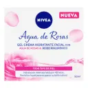 Nivea Gel-Crema Hidratante Facial Con Agua De Rosas 50 Ml Tarro