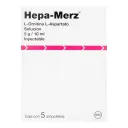 Hepa Merz 5 G Con 5 Ampolletas