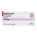 Dilatrend 25 Mg Con 14 Tabletas