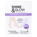 Shine&amp;Amp;Glow Tratamiento Para Pies Aroma Lavanda Calcetines 1 Par