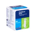 Tiras reactivas Contour Plus con 50 piezas