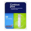 Tiras reactivas Contour Plus con 50 piezas