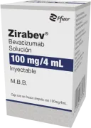 Zirabev 100 Mg Con Frasco Ámpula De 4 Ml