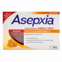 Asepxia Azufre Jabón En Barra Con 100 G