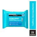 Neutrogena Hydro Boost Toallitas Desmaquillantes Con 25 Piezas