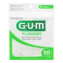Gum Flossers Basic Hilo Dental Con Mango Con 30 Piezas