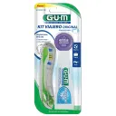 Gum Kit Bucal De Viaje Cepillo/Pasta/Hilo Dental Con 3 Piezas