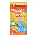 Broncolin Bicoestol Pastillas Sabor Naranja 16 Pastillas