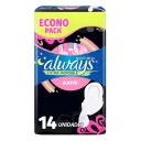 Always Ultra Invisible Suave Toalla Sanitaria Con Alas 14 Piezas