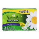 Naturella Nocturna Toallas Sanitarias Con Alas 14 Piezas