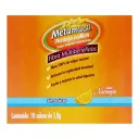 Metamucil Sabor Naranja Sin Azúcar Con 10 Sobres