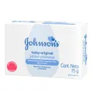 Johnson’S Baby Original Jabón Cremoso En Barra De 75 G
