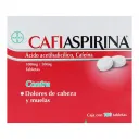 Cafiaspirina 500/30 Mg Con 100 Tabletas
