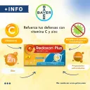 Redoxon Plus (Vit C/Zinc) 10 Tabs Efervescentes Naranja