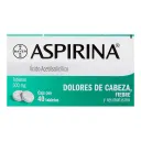 Aspirina 500 Mg Con 40 Tabletas