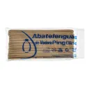 Abatelenguas de madera pingüino 25pzas