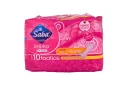 Saba Íntima Toallas Sanitarias Regular Sin Alas Con 10 Piezas