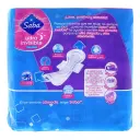 Saba Ultra Invisible Toallas Sanitarias Nocturnas Con Alas Con 10 Piezas