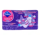 Saba Buenas Noches Toallas Sanitarias Nocturnas Con Alas Con 12 Piezas