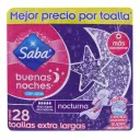 Saba Buenas Noches Toallas Femeninas Con Alas Con 28 Piezas