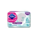 Saba Sensiti-V Toallas Femeninas Nocturnas Ultradelgadas Para Flujo Abundante 18 Piezas Bolsa