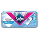 Saba Protectores Íntimos Diarios Largos Con 28 Piezas