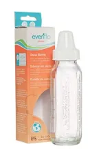 Evenflo Biberón De Vidrio Blanco 8 Oz Con 1 Pieza