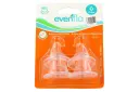 Evenflo Mamila Anatómica De Silicón 0 A 3 Meses Con 4 Piezas