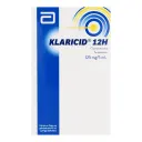 Klaricid Claritromicina 12 H 125 Mg Con 60 Ml De Suspensión