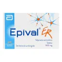 Epival Er 500 Mg Con 30 Tabletas