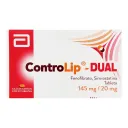 Controlip-Dual 145/20 Mg Con 30 Tabletas
